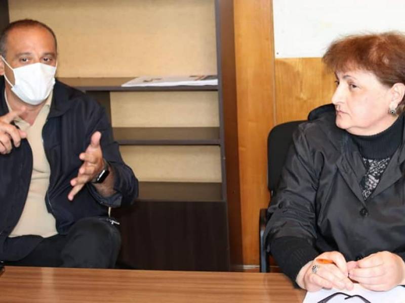 ცაგერის მუნიციპალიტეტის მერიაში მერის პირველი მოადგილე ალუდა თუთისანი  ,,პარვუს...